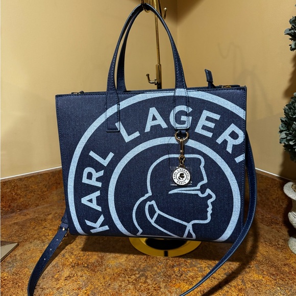 Karl Lagerfeld Handbags - Karl Lagerfeld Blue Tote